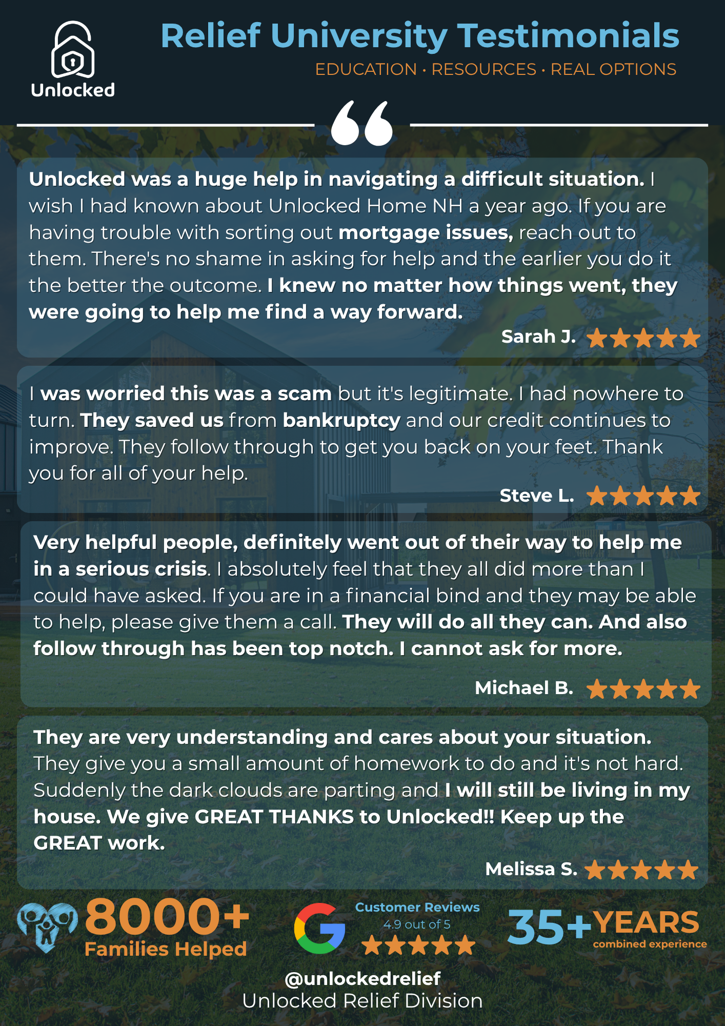 relief university testimonials